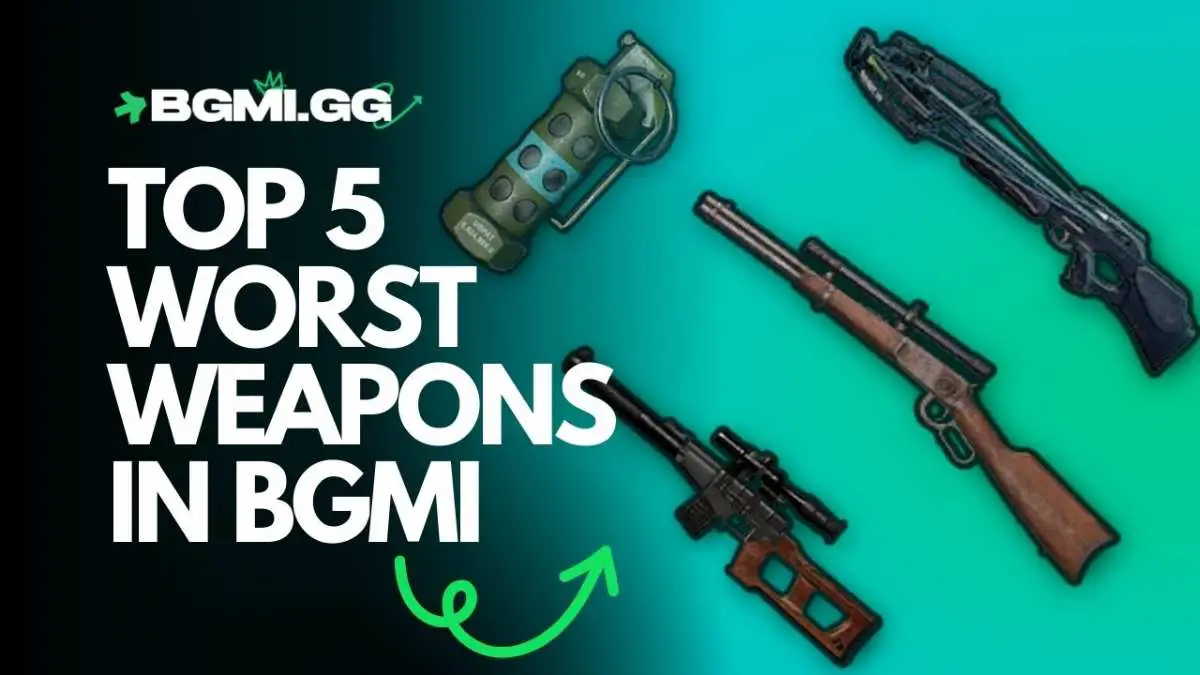 Top 5 Worst Weapons in Bgmi